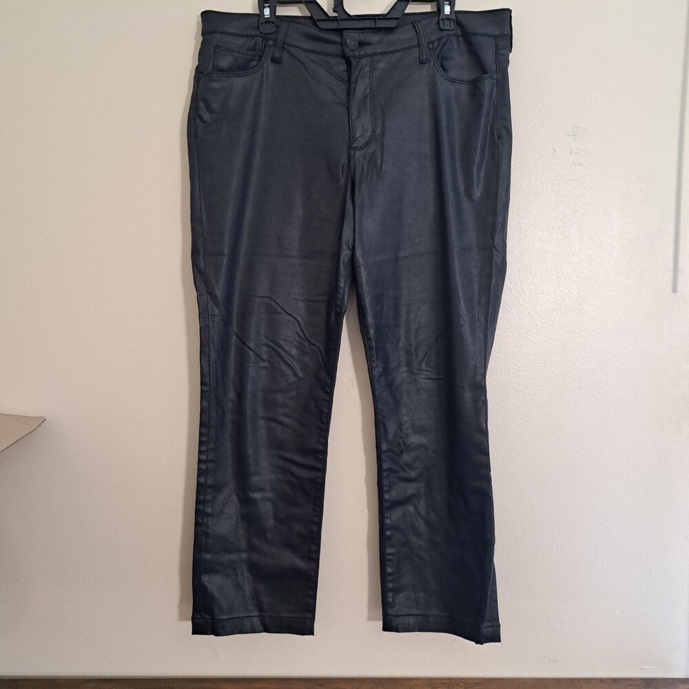 Kut From The Kloth Womens Size: 14 Black Faux Leather pants